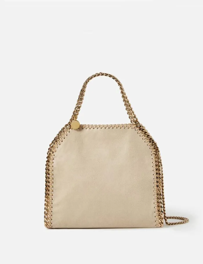 Women Falabella Mini Tote Bag Butter Cream Stella McCartney Mini Bags And Clutches