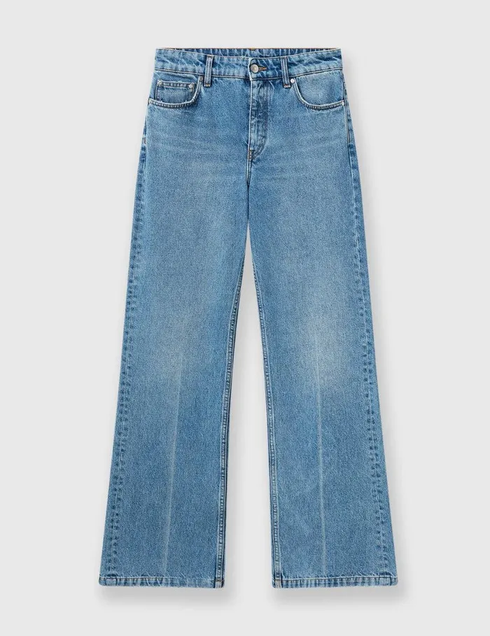 Women Falabella Pocket Bootcut Jeans Blue Stella McCartney Pants And Shorts