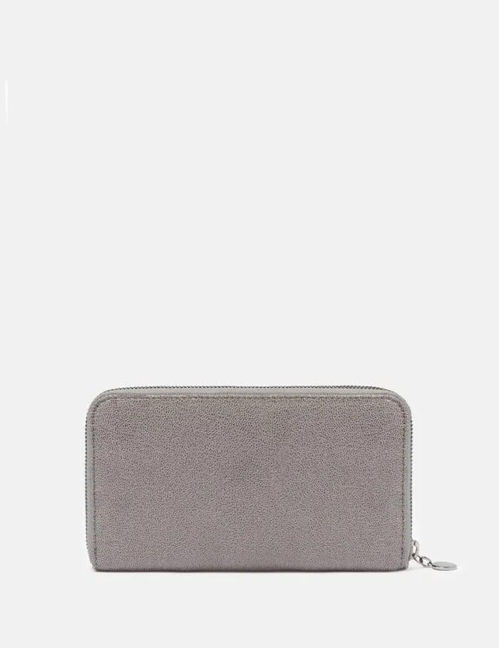 Women Falabella Zip Continental Wallet Light Grey Stella McCartney Iconic Falabella Women Falabella Zip Continental Wallet Light Grey Stella McCartney Iconic Falabella