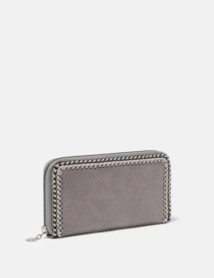 Women Falabella Zip Continental Wallet Light Grey Stella McCartney Iconic Falabella Women Falabella Zip Continental Wallet Light Grey Stella McCartney Iconic Falabella
