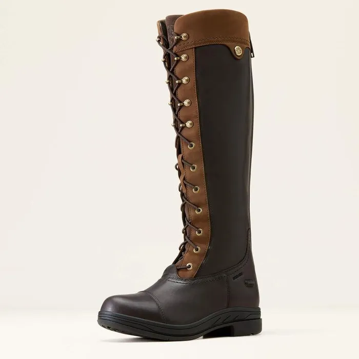 Women Fashion Boots Ariat Coniston Max Waterproof Insulated Boot Ebony Brown