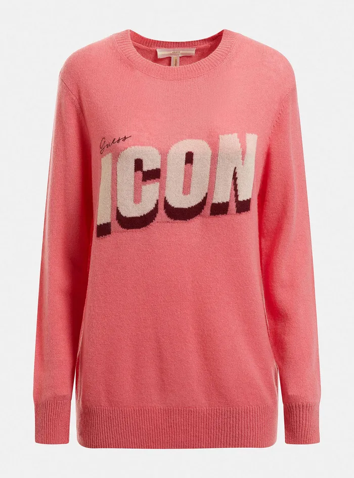 Women Fashion Tops GUESS Eco Pink Juliette Knit Top Women Fashion Tops GUESS Eco Pink Juliette Knit Top