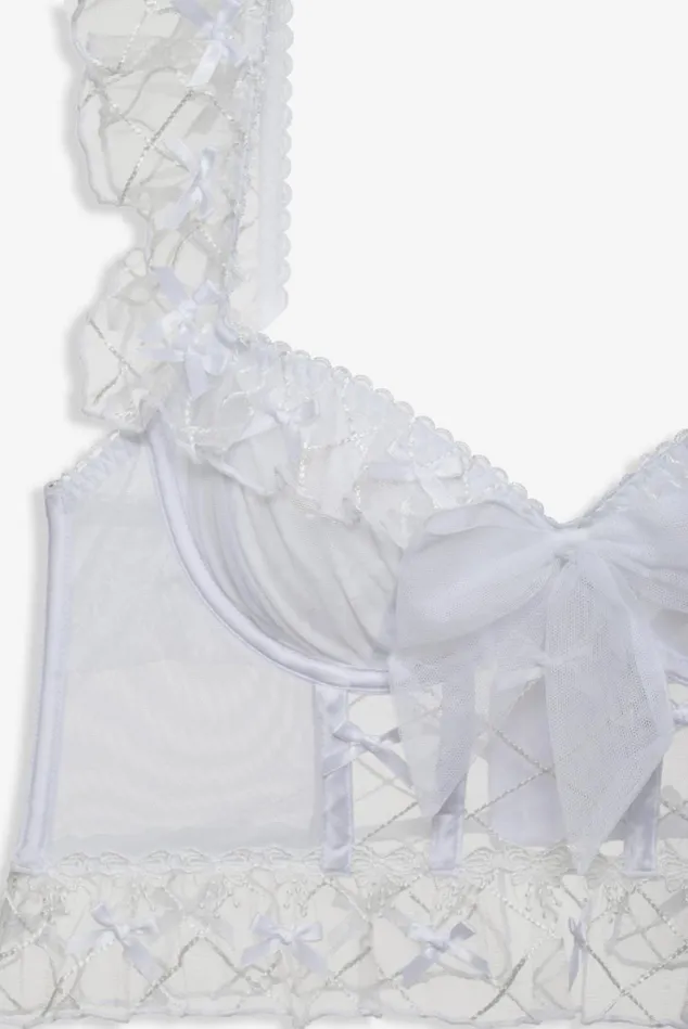Women Fiorella Bustier White For Love and Lemons Lingerie Women Fiorella Bustier White For Love and Lemons Lingerie