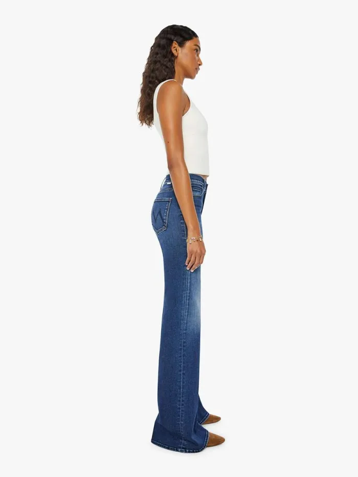 Women Flare Mother Denim The Doozy Blue