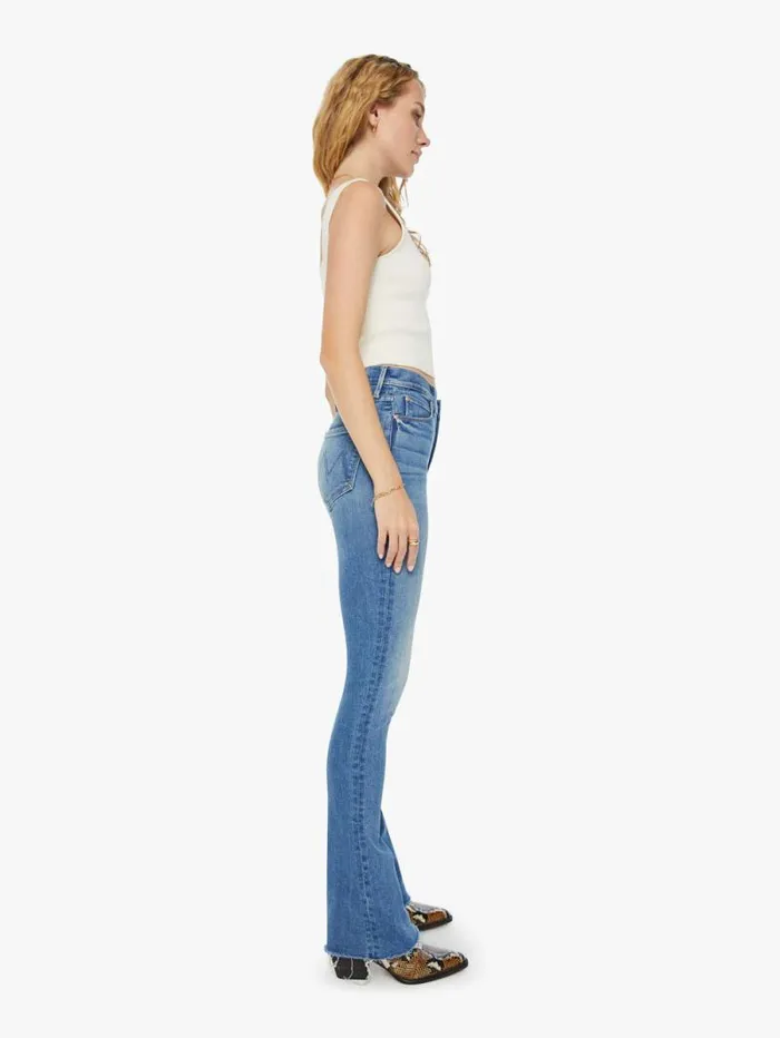 Women Flare Mother Denim The Runaway Fray Blue