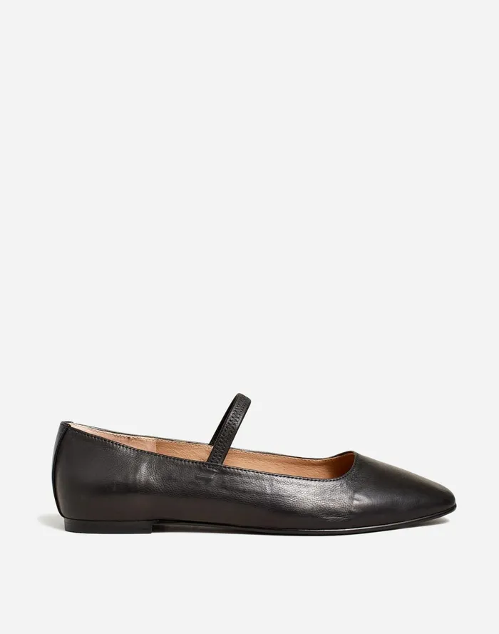 Women Flats and Loafers Madewell The Greta Ballet Flat True Black