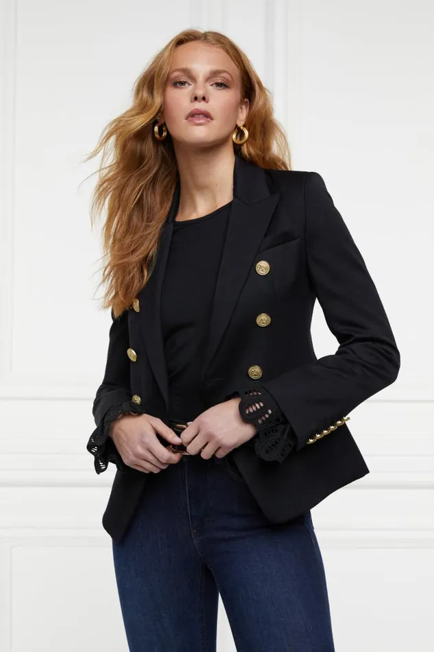 Women Francesca Jersey Blouse Black Holland Cooper Tops Women Francesca Jersey Blouse Black Holland Cooper Tops