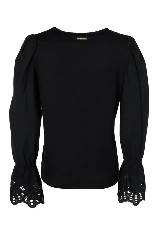 Women Francesca Jersey Blouse Black Holland Cooper Tops Women Francesca Jersey Blouse Black Holland Cooper Tops