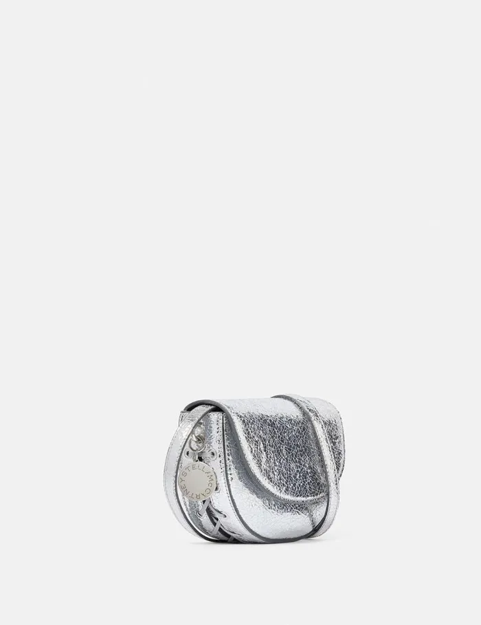 Women Frayme Crackled Silver Shoulder Bag Silver Stella McCartney Mini Bags And Clutches Women Frayme Crackled Silver Shoulder Bag Silver Stella McCartney Mini Bags And Clutches