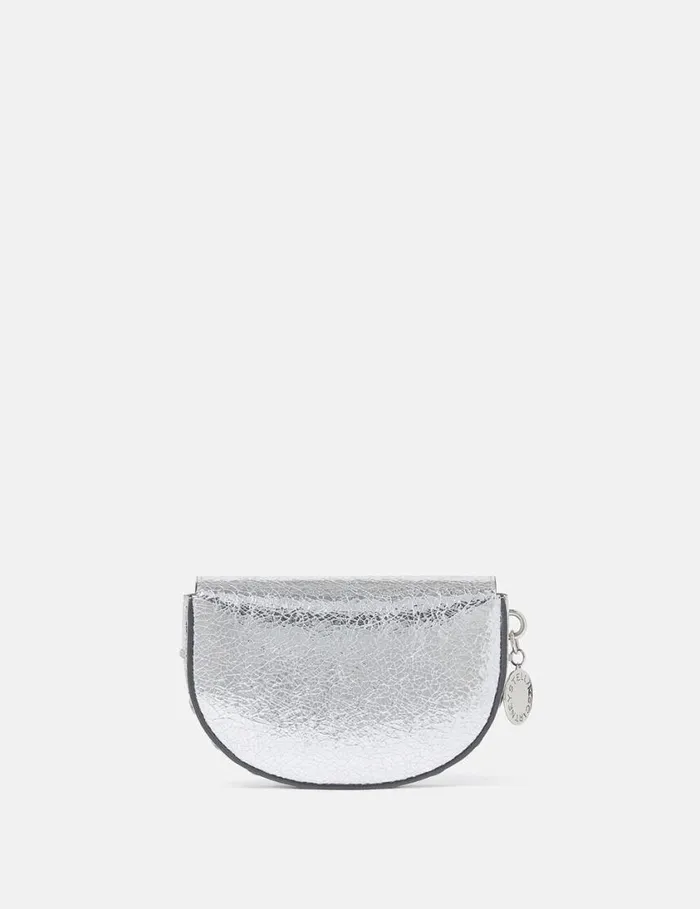 Women Frayme Crackled Silver Shoulder Bag Silver Stella McCartney Mini Bags And Clutches Women Frayme Crackled Silver Shoulder Bag Silver Stella McCartney Mini Bags And Clutches