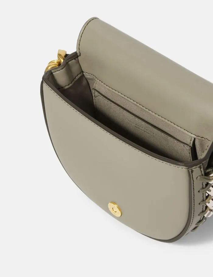 Women Frayme Small Flap Shoulder Bag Bamboo Stella McCartney Frayme Bag