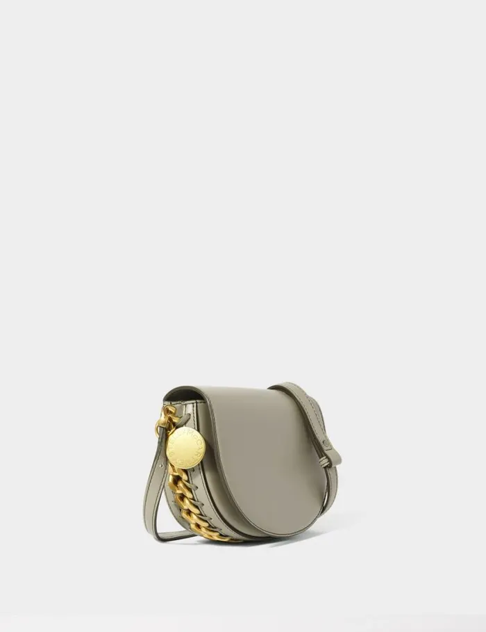 Women Frayme Small Flap Shoulder Bag Bamboo Stella McCartney Frayme Bag