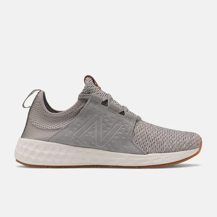 Women Fresh Foam Cruzv1 Reissue Team Away Grey With Angora And Sea Salt New Balance Running