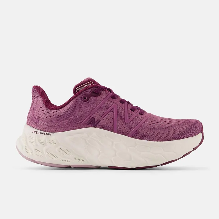 Women Fresh Foam X More V4 Raisin With Dark Ember New Balance Running