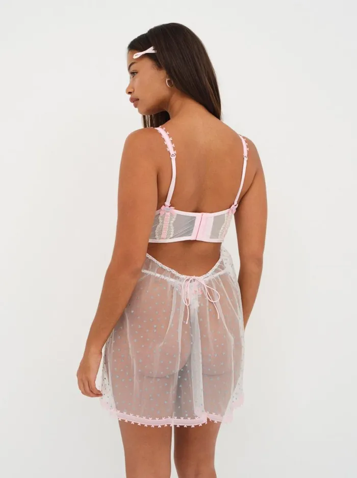 Women Gabriella Slip Dress Blue For Love and Lemons Lingerie