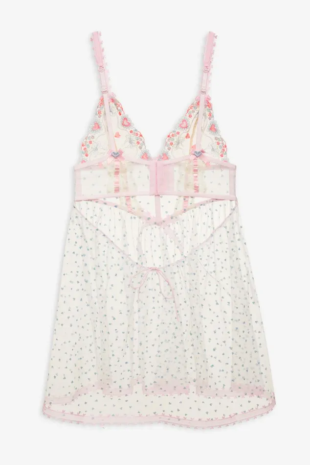 Women Gabriella Slip Dress Blue For Love and Lemons Lingerie