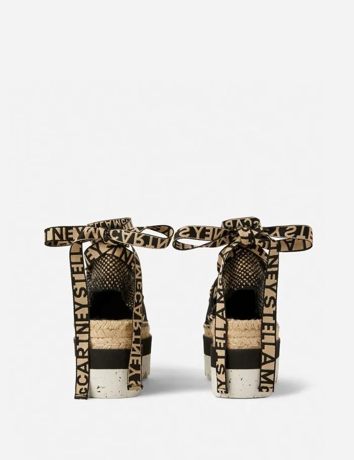 Women Gaia Platform Espadrilles Black Stella McCartney Espadrilles Women Gaia Platform Espadrilles Black Stella McCartney Espadrilles
