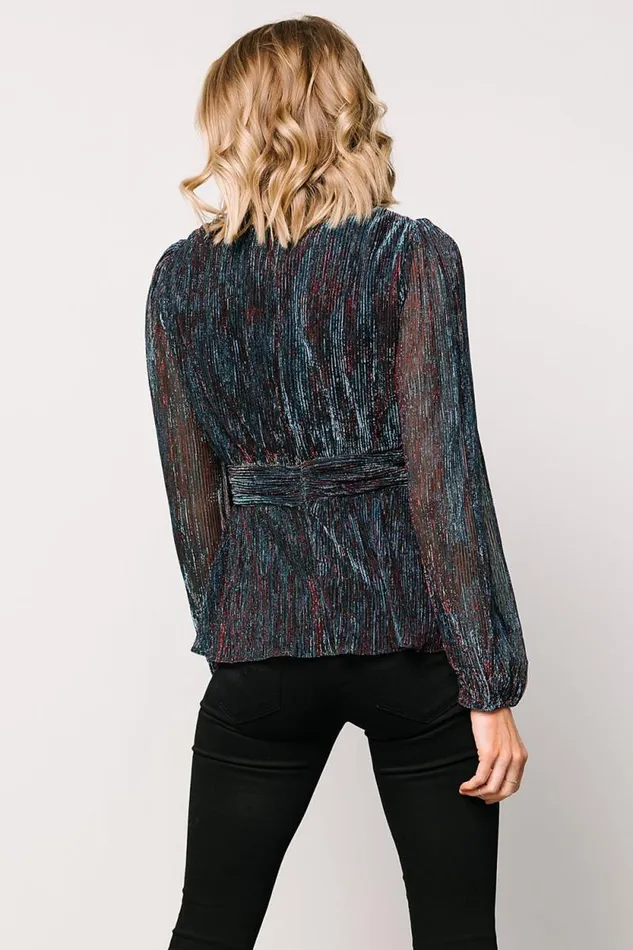 Women Genesis Shimmer Top Blue Red Baltic Born Blouses and Shirts Women Genesis Shimmer Top Blue Red Baltic Born Blouses and Shirts