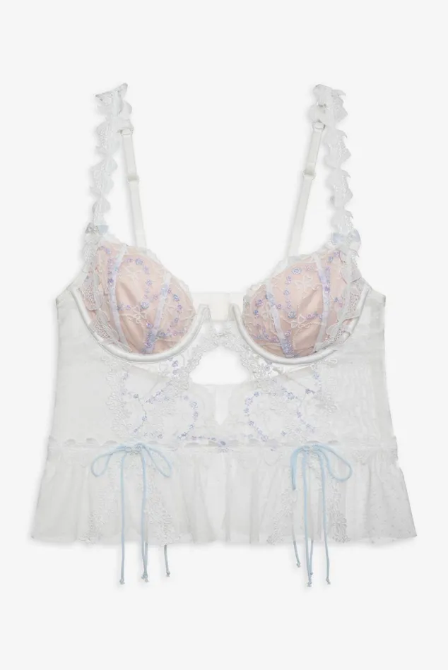 Women Georgina Bustier White For Love and Lemons Lingerie Women Georgina Bustier White For Love and Lemons Lingerie