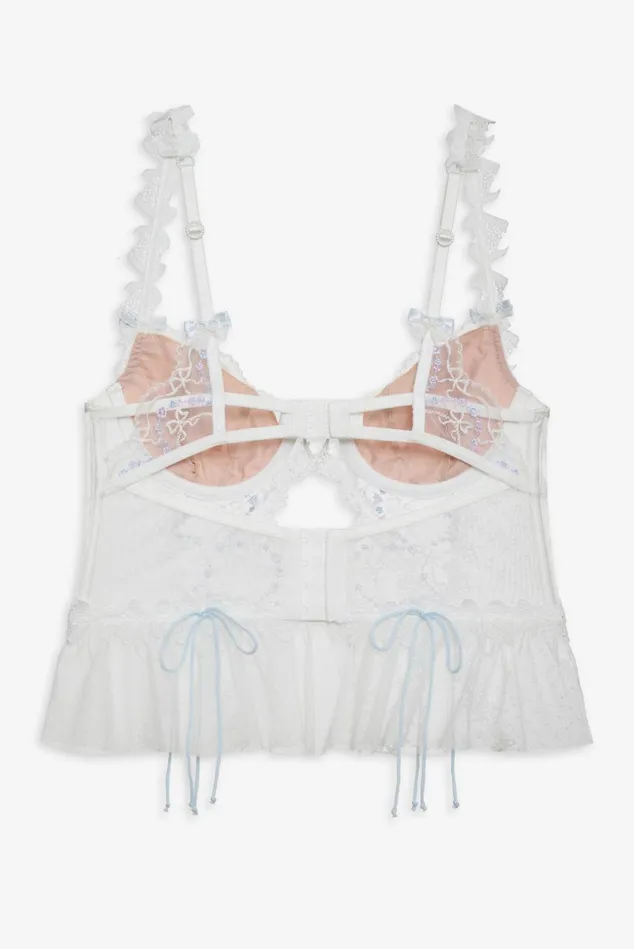 Women Georgina Bustier White For Love and Lemons Lingerie Women Georgina Bustier White For Love and Lemons Lingerie