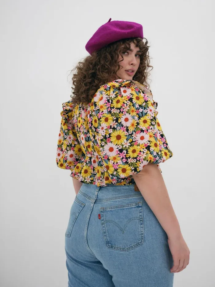 Women Glenn Crop Top Yellow For Love and Lemons Tops Women Glenn Crop Top Yellow For Love and Lemons Tops
