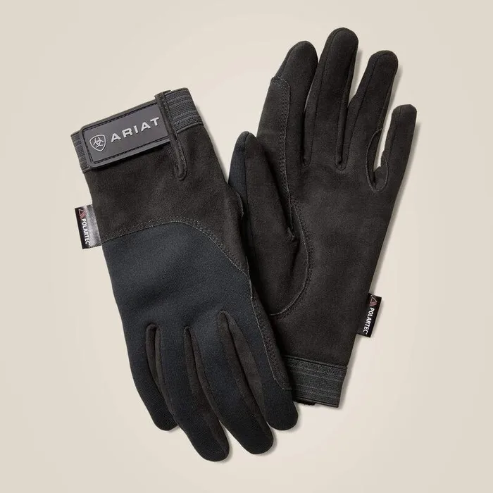 Women Gloves Ariat Insulated Tek Grip Black