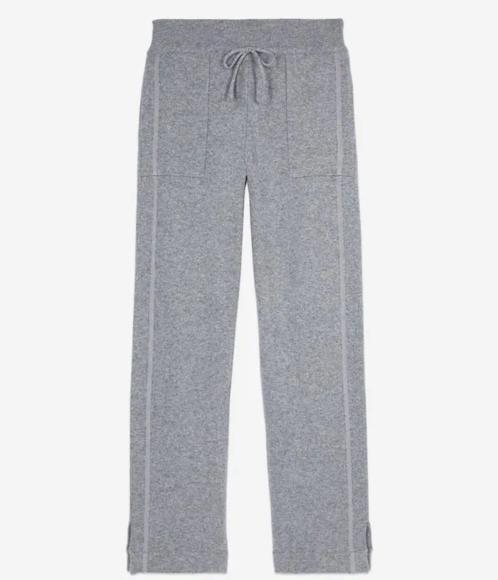 Women Grey Wool And Cashmere Trousers THE KOOPLES Jeans and Pants