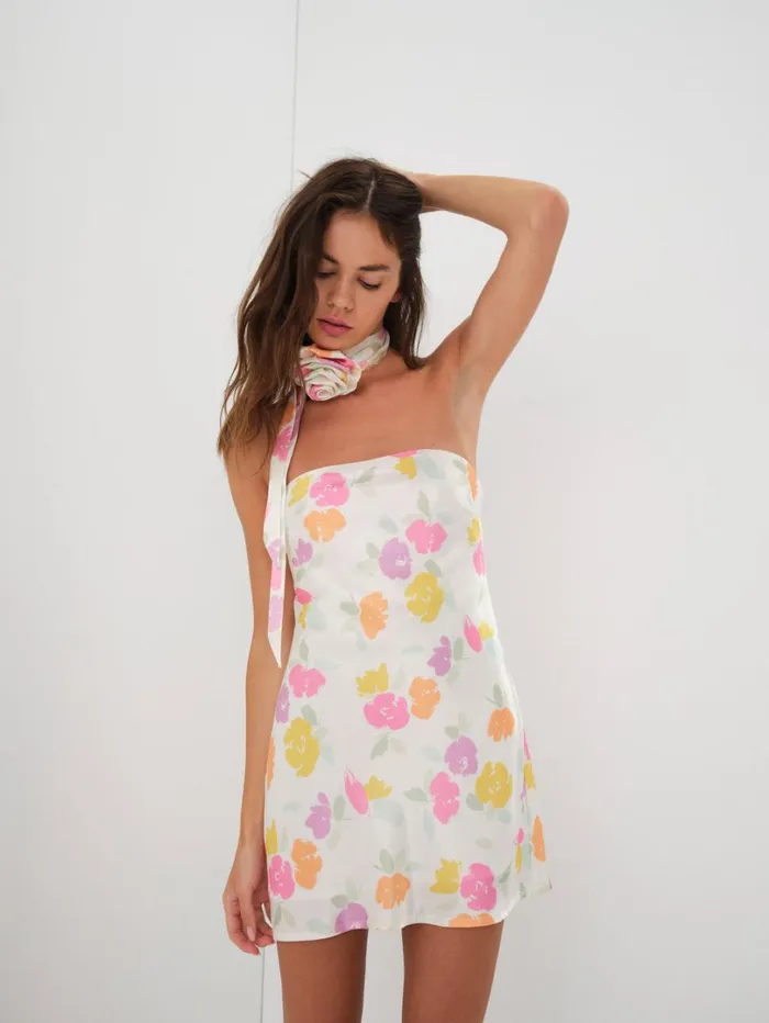 Women Hazel Mini Dress Multi For Love and Lemons Dresses Women Hazel Mini Dress Multi For Love and Lemons Dresses