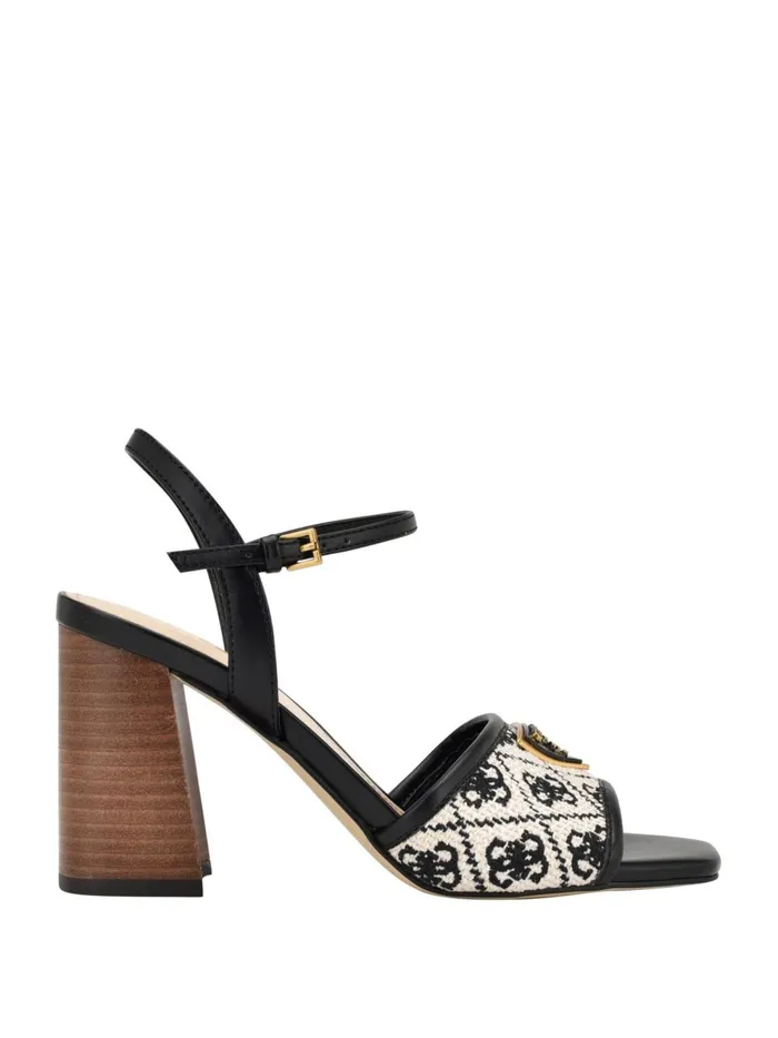 Women Heels GUESS Black Logo Glaven Block Heels Women Heels GUESS Black Logo Glaven Block Heels