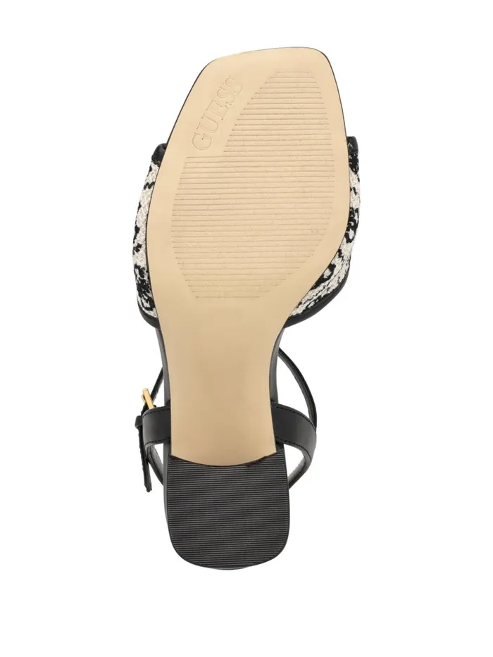 Women Heels GUESS Black Logo Glaven Block Heels Women Heels GUESS Black Logo Glaven Block Heels