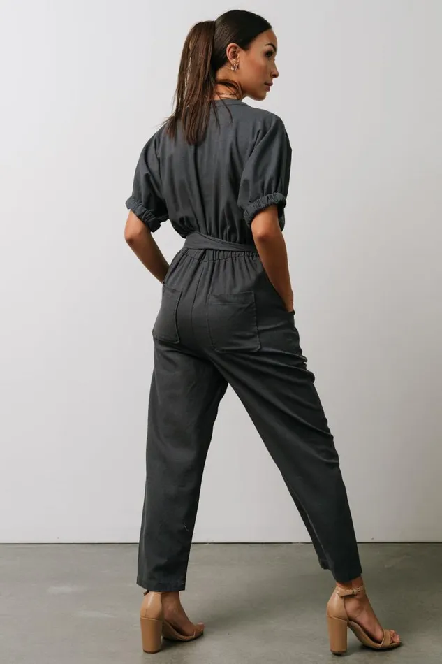 Women Heidi Jumpsuit Dark Slate Baltic Born Jumpsuits and Rompers
