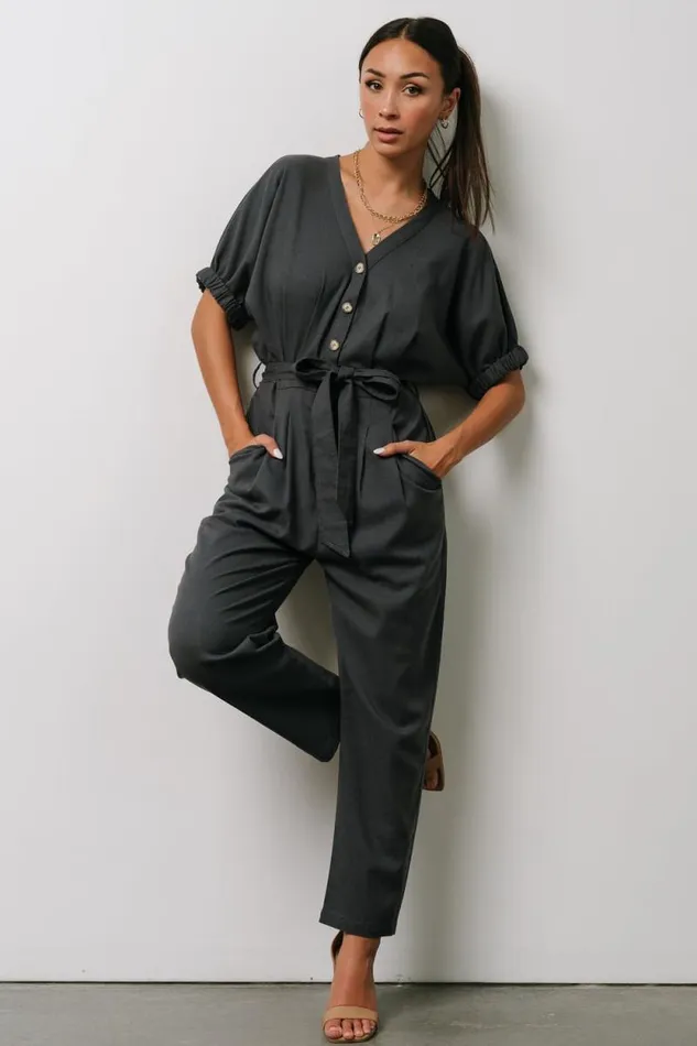 Women Heidi Jumpsuit Dark Slate Baltic Born Jumpsuits and Rompers