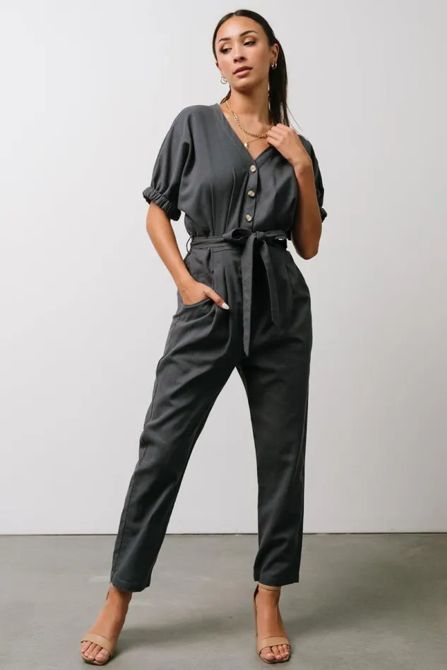 Women Heidi Jumpsuit Dark Slate Baltic Born Jumpsuits and Rompers