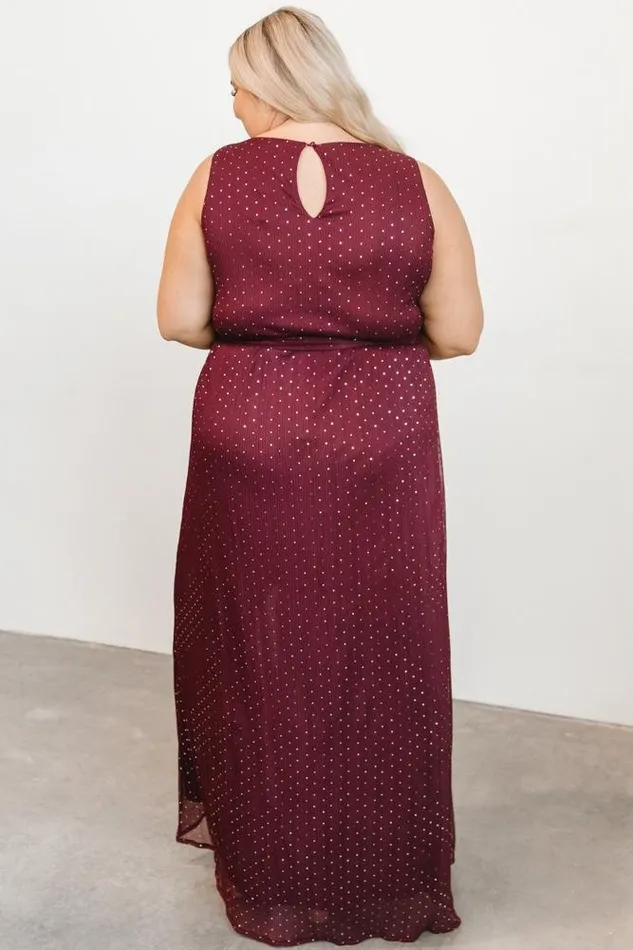 Women Helen Tank Sparkle Gown Mulberry Baltic Born Embellished and Sequined Women Helen Tank Sparkle Gown Mulberry Baltic Born Embellished and Sequined