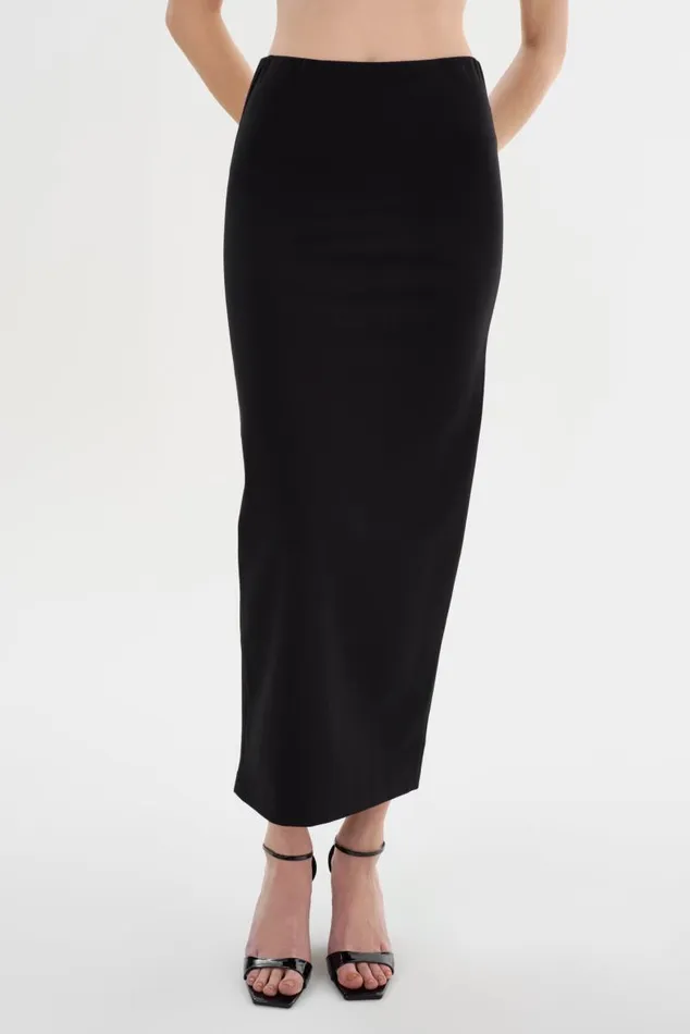 Women HELLANDA Knit Maxi Skirt Black LAMARQUE Skirts Women HELLANDA Knit Maxi Skirt Black LAMARQUE Skirts