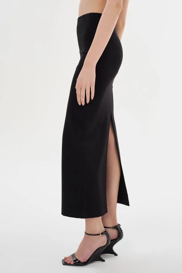 Women HELLANDA Knit Maxi Skirt Black LAMARQUE Skirts Women HELLANDA Knit Maxi Skirt Black LAMARQUE Skirts