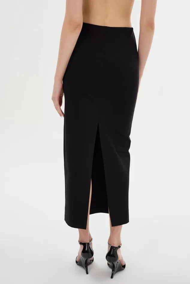 Women HELLANDA Knit Maxi Skirt Black LAMARQUE Skirts Women HELLANDA Knit Maxi Skirt Black LAMARQUE Skirts