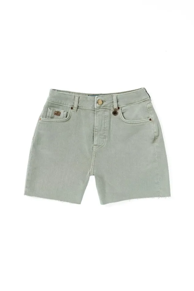 Women High Rise Denim Short Sage Holland Cooper Shorts