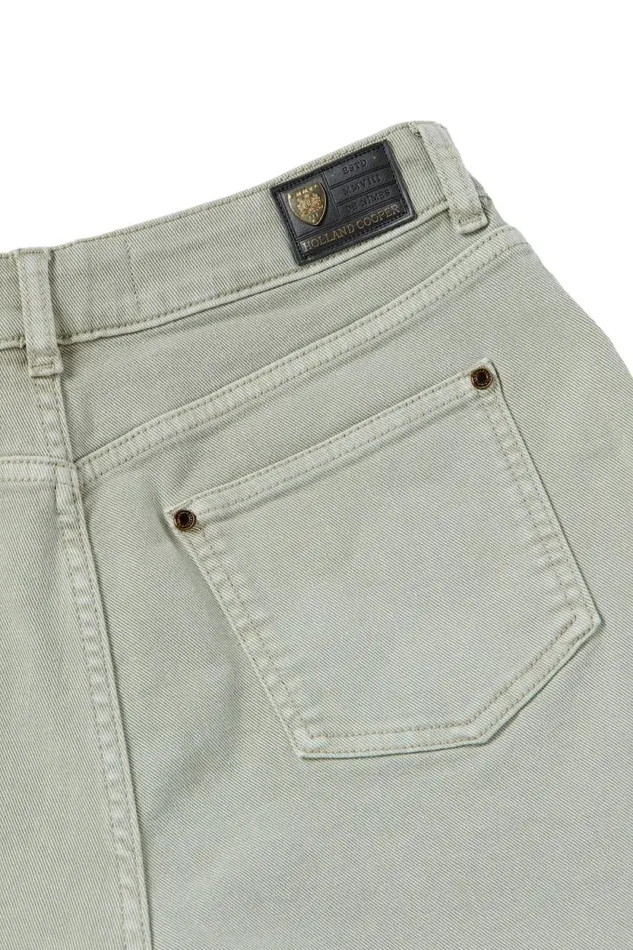Women High Rise Denim Short Sage Holland Cooper Shorts