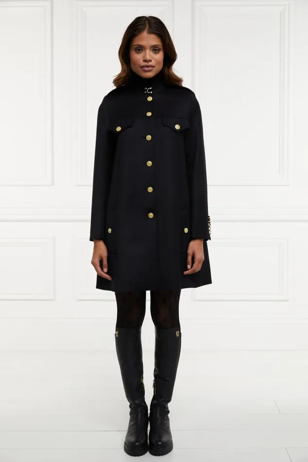 Women Highbury Cape Coat Black Twill Holland Cooper Capes