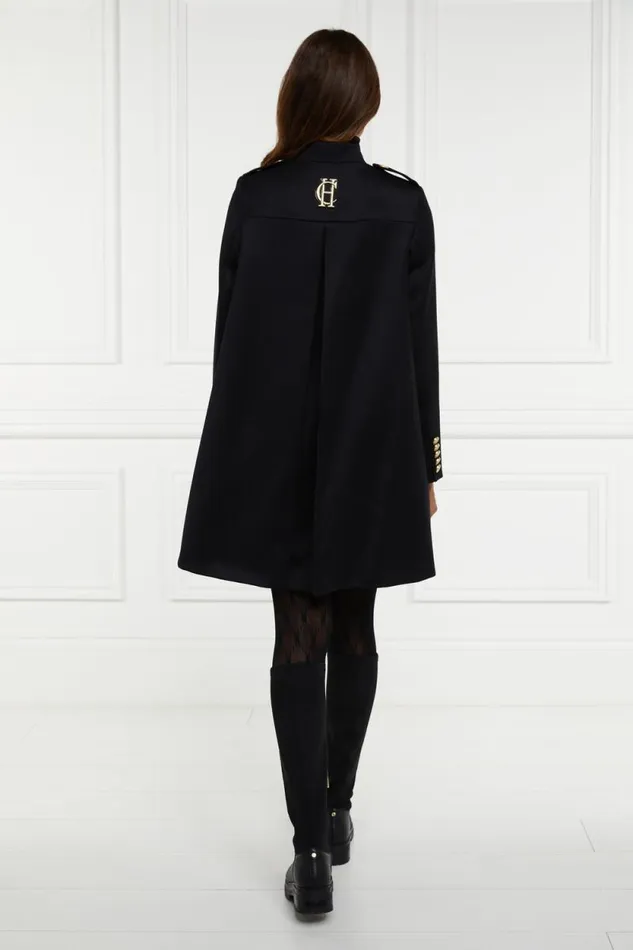 Women Highbury Cape Coat Black Twill Holland Cooper Capes