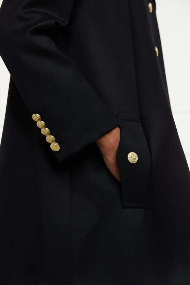 Women Highbury Cape Coat Black Twill Holland Cooper Capes