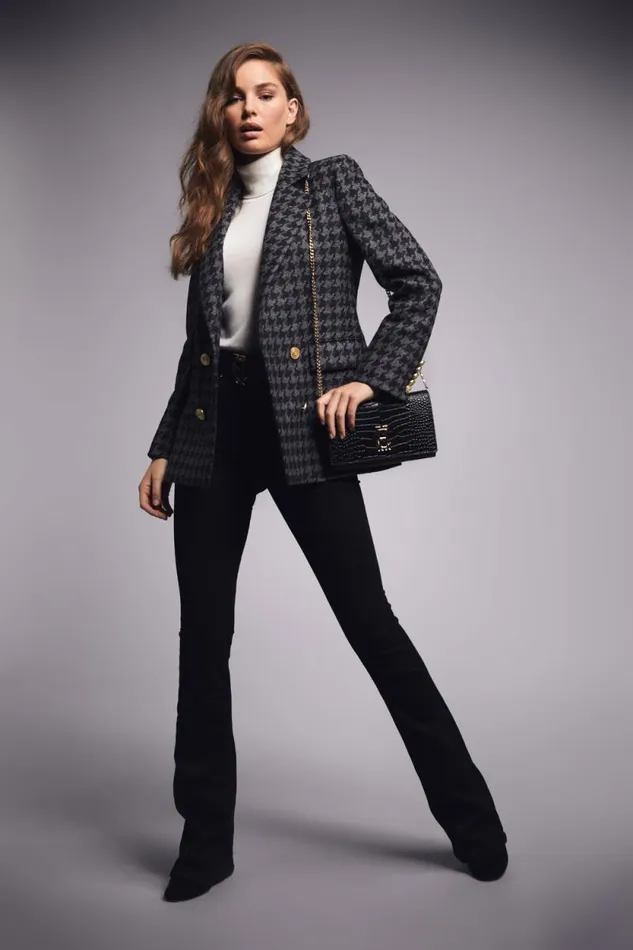Women Highbury Clutch Bag Black Gold Holland Cooper Bags