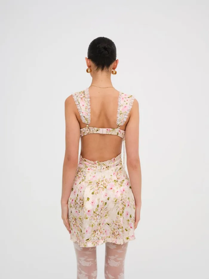 Women Holland Mini Dress Neutral For Love and Lemons Dresses Women Holland Mini Dress Neutral For Love and Lemons Dresses