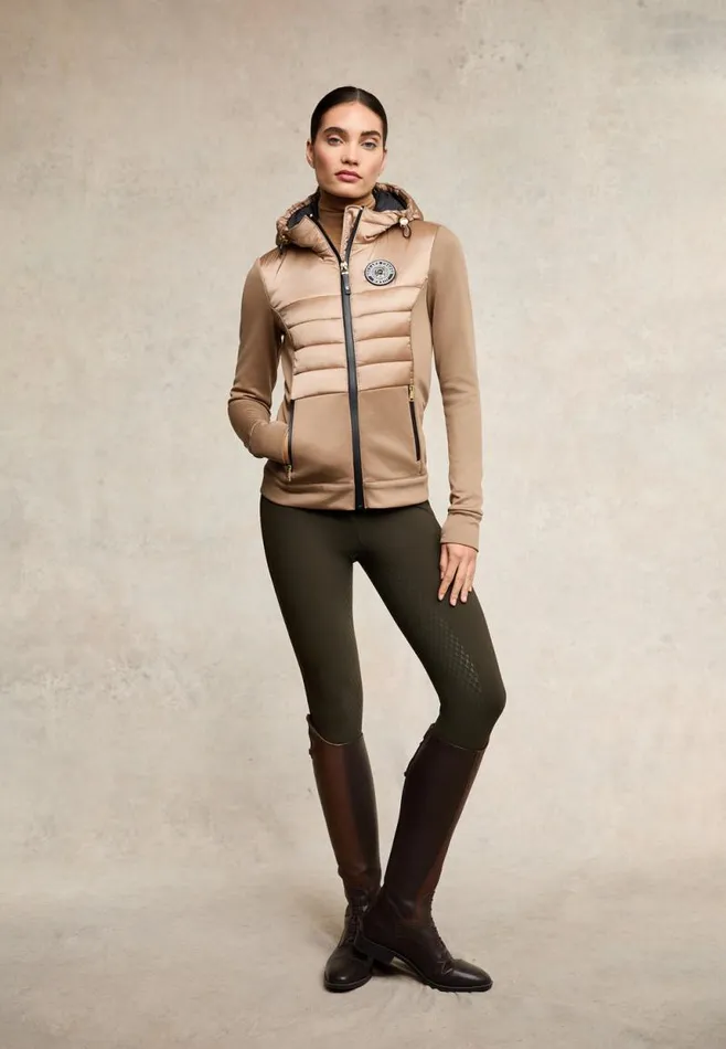 Women Hybrid Shell Jacket Cappuccino Holland Cooper Jackets