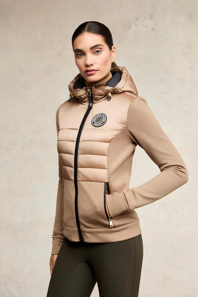 Women Hybrid Shell Jacket Cappuccino Holland Cooper Jackets