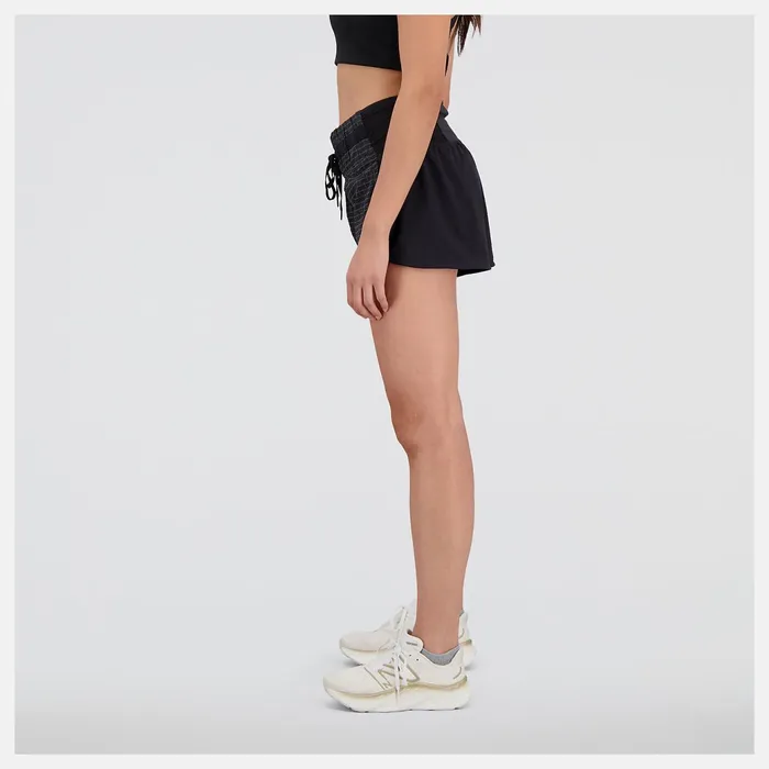 Women Impact Run Luminous 3 Inch Short Black New Balance Shorts Women Impact Run Luminous 3 Inch Short Black New Balance Shorts