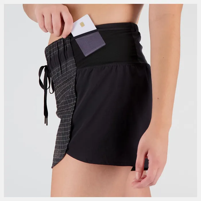 Women Impact Run Luminous 3 Inch Short Black New Balance Shorts Women Impact Run Luminous 3 Inch Short Black New Balance Shorts