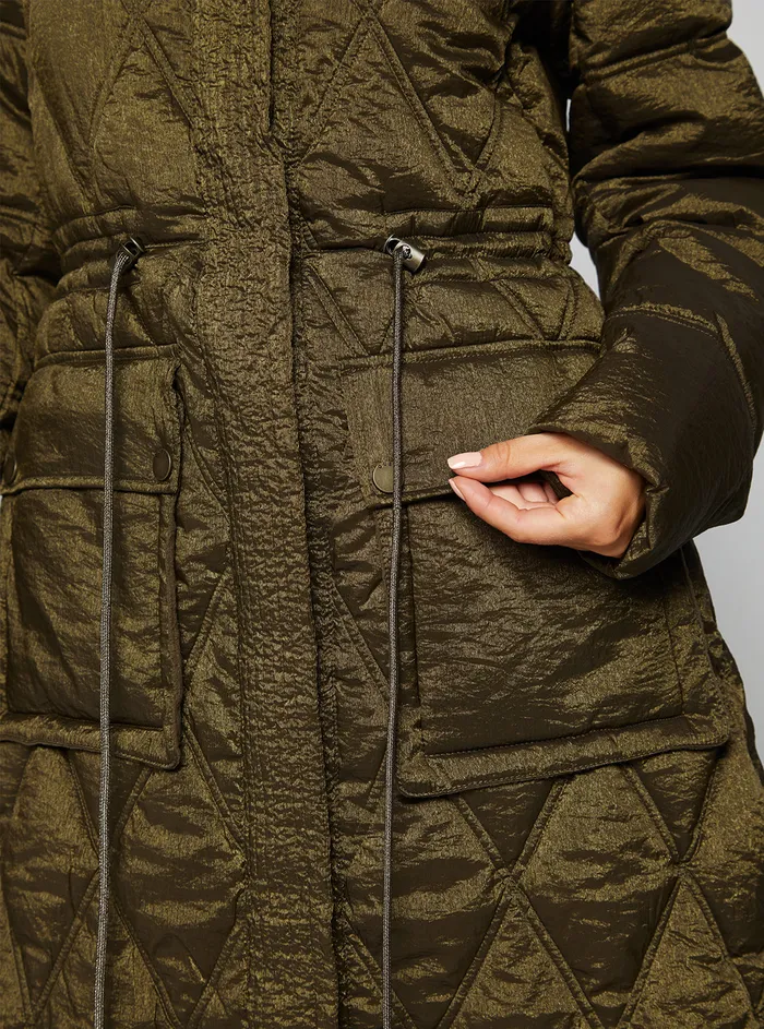 Women Jackets and Coats GUESS Green Multi Lucille Jacket Women Jackets and Coats GUESS Green Multi Lucille Jacket