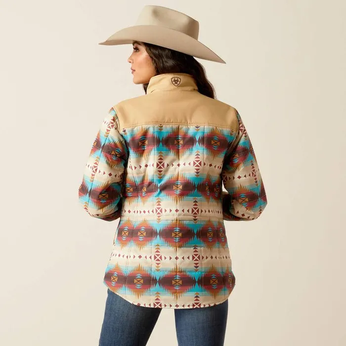 Women Jackets and Vests Ariat Crius Insulated Jacket Serrano Southwest Print
